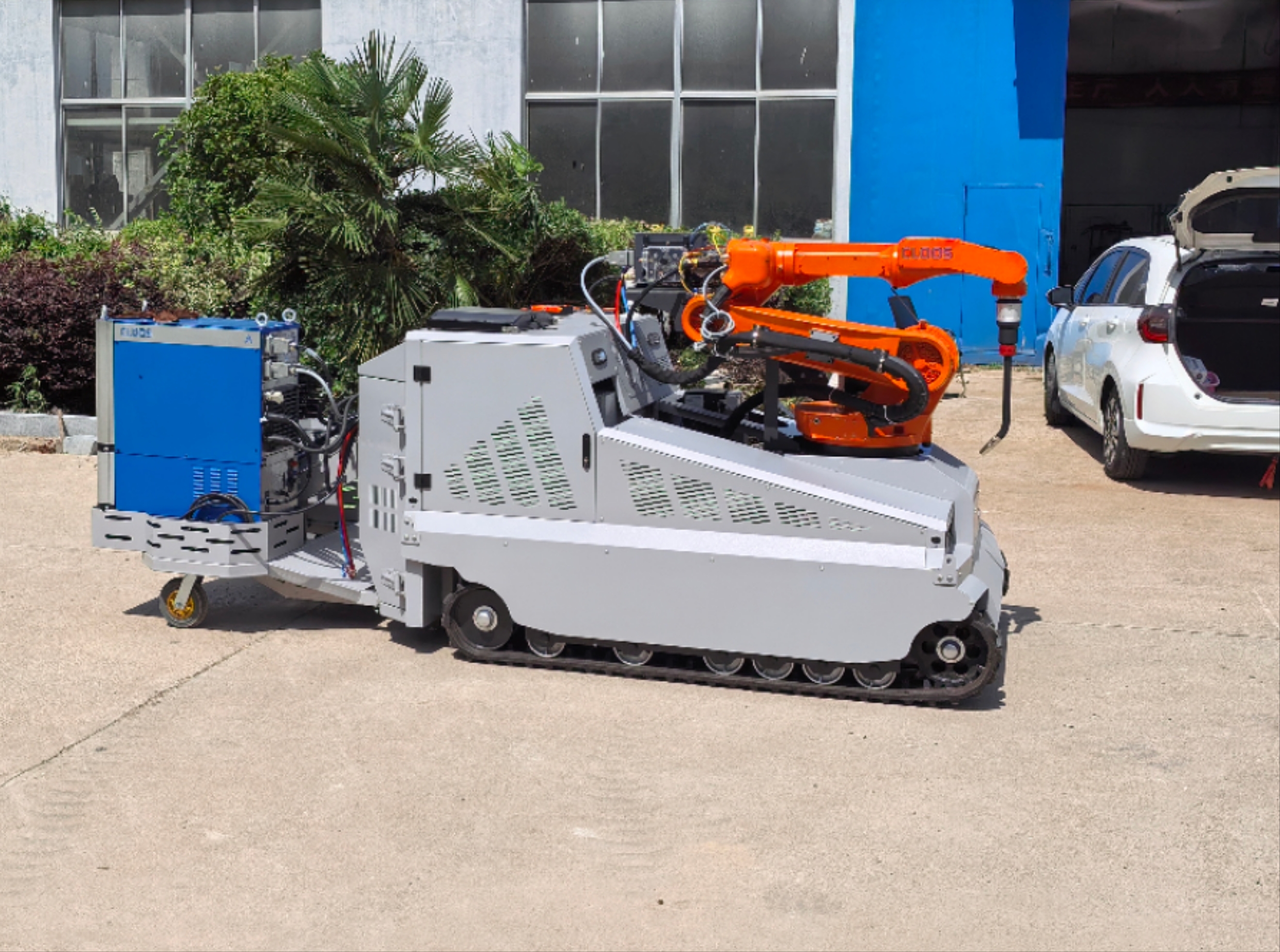 Dauphin Smart Teach-Free Welding Robot Deployment Case · Photo 04